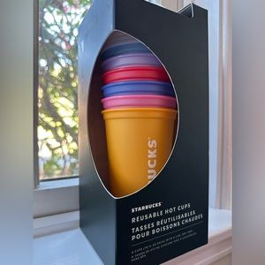 Reusable Starbucks Color Hot Cup 6 Pack 16oz
